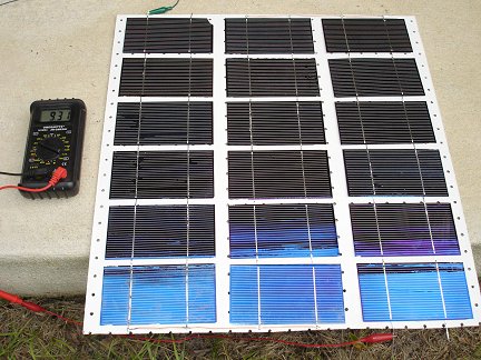 Тестирование солнечной батареи