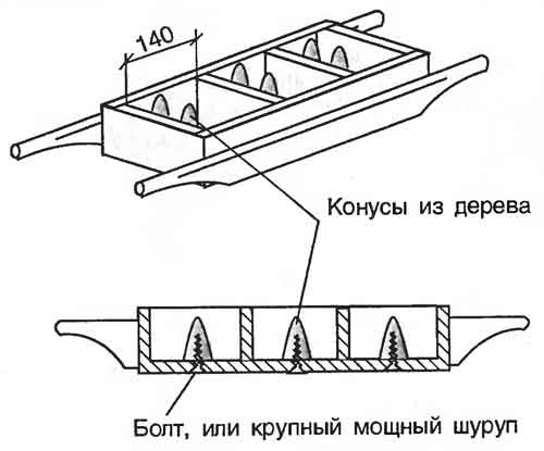 форма носилка для шлакоблока